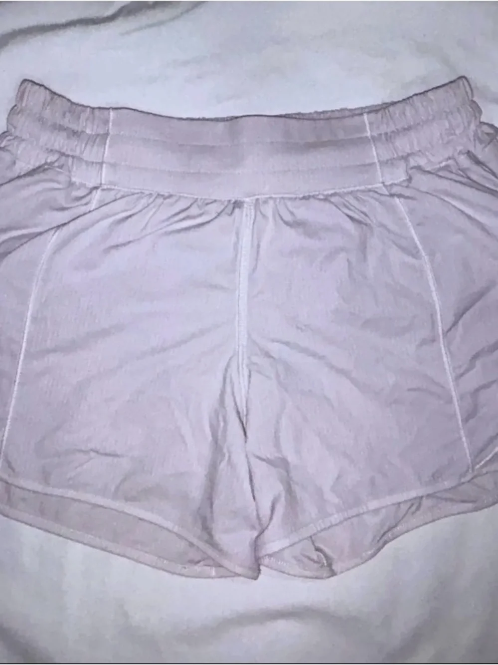 White Lululemon Athletic shorts